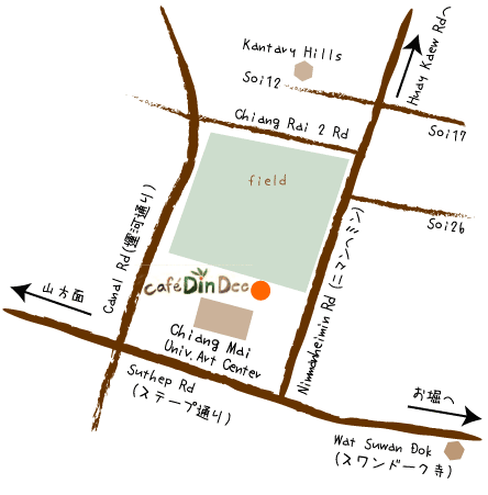 カフェ　dindee-map