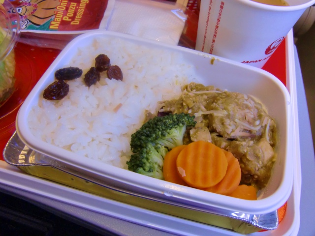 hawaii2016　JAL機内食　ハワイー成田