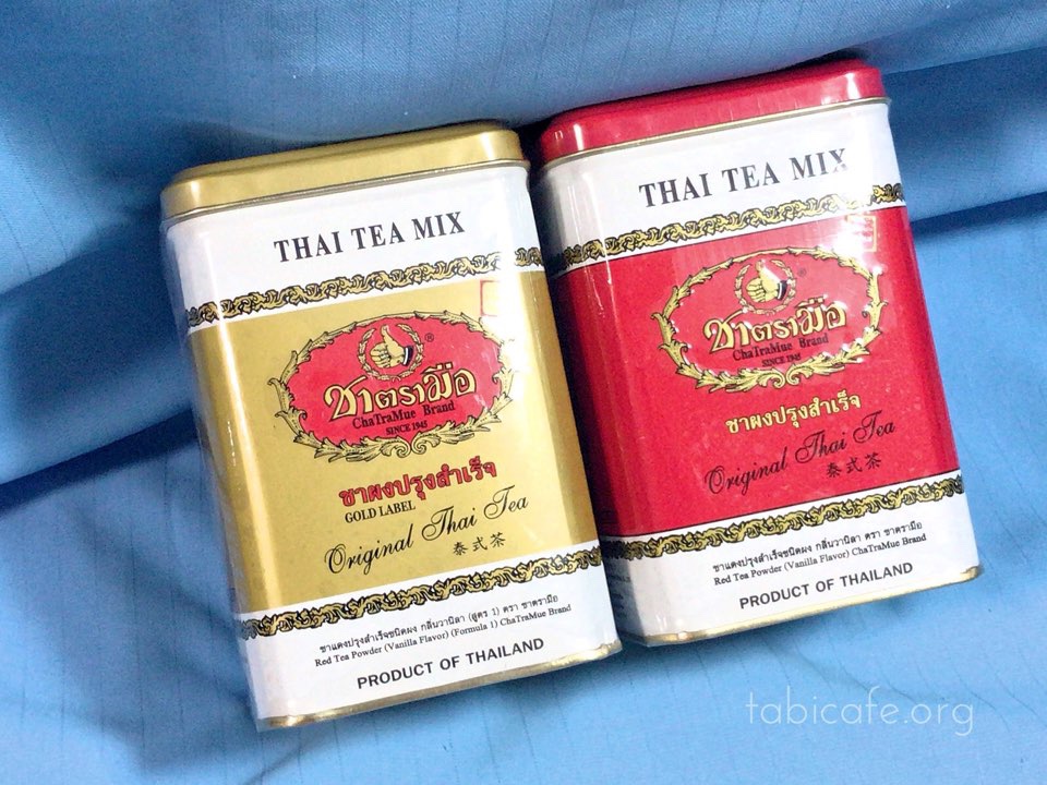 THAI TEA MIX赤缶 タイティー タイ紅茶ティーバッグ50袋入り