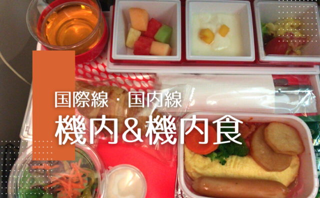 気になる機内設備と機内食